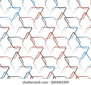 Seamless pattern with colored rhombuses. Seamless vector illustration eps 10.