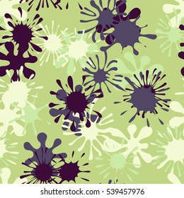 Seamless Pattern Colored Spots Blotches Camouflage Stock Vector ...