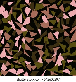 Seamless pattern of colored spots. Camouflage.