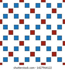 seamless pattern with colored squares