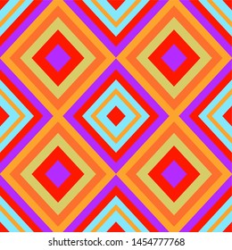 Seamless Pattern With Colored Squares 