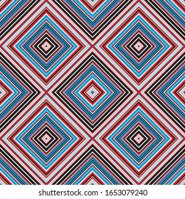 Seamless pattern with colored squares