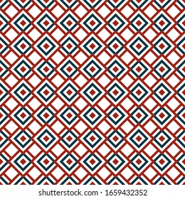 Seamless pattern with colored squares