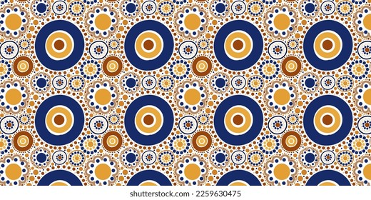 Seamless pattern. Pattern with colored stones