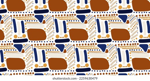 Seamless pattern. Pattern with colored stones