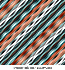 seamless pattern with colored wavy lines.