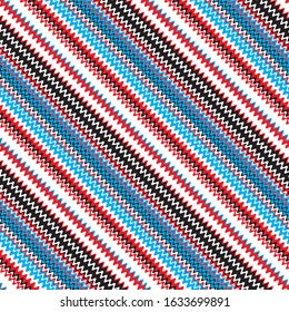 seamless pattern with colored wavy lines.