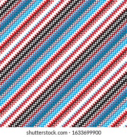 seamless pattern with colored wavy lines.