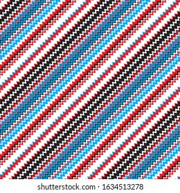 seamless pattern with colored zigzag lines.