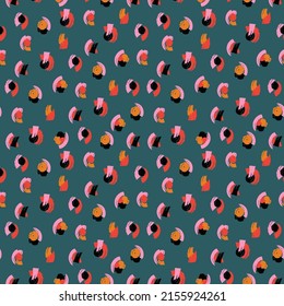 Seamless pattern with colorful pattern of abstract brushes stroke Design for fashion , fabric, textile, wallpaper, cover, web , wrapping and all prints 