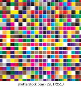Seamless pattern. Colorful abstract geometric background. 