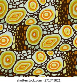 seamless pattern of colorful abstract ground stones 2