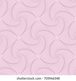 Seamless pattern with colorful abstract shape illusion. Vector illustration can be used for textile, fashion design and other
