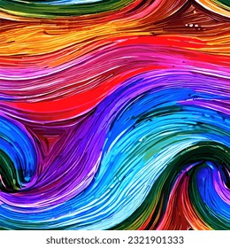 seamless pattern colorful abstract splash colors background repeating eps vector