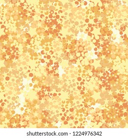Seamless pattern. Colorful abstract urban camouflage. For children and women. Five-pointed stars. Editing is available.
