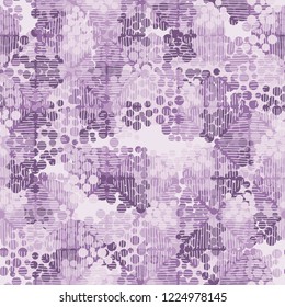 Seamless pattern. Colorful abstract urban camouflage. For children and women. Casually shaded squares. Editing is available.