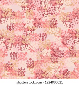 Seamless pattern. Colorful abstract urban camouflage. For children and women. Parquet texture. Editing is available.