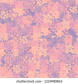 Seamless pattern. Colorful abstract urban camouflage. For children and women. Parquet texture. Editing is available.