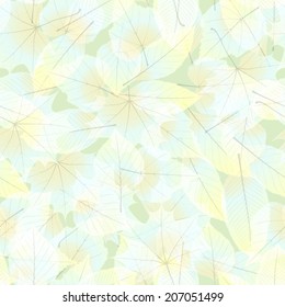 Seamless pattern with colorful autumn leaves. plus EPS10 vector file