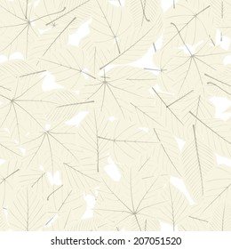 Seamless pattern with colorful autumn leaves. plus EPS10 vector file