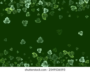Seamless Pattern with Colorful Autumn leaves Ecology Design, Nature Elements. 