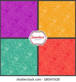 Seamless pattern. Colorful  background