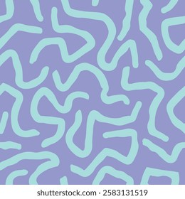 seamless pattern of colorful bended lines contemporary design