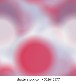 Seamless pattern with colorful blurred circles.  Background tile for winter holidays. Abstract texture template.
