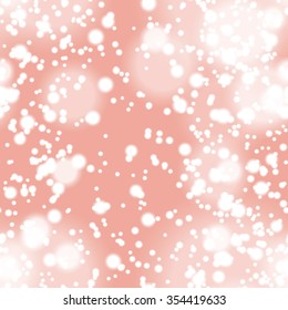 Seamless pattern with colorful blurred circles.  Background tile for winter holidays. Abstract texture template.