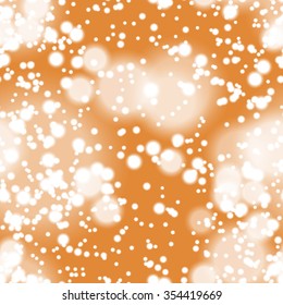 Seamless pattern with colorful blurred circles.  Background tile for winter holidays. Abstract texture template.