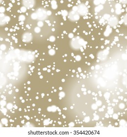 Seamless pattern with colorful blurred circles.  Background tile for winter holidays. Abstract texture template.