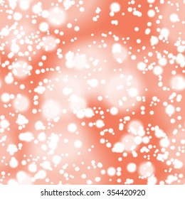 Seamless pattern with colorful blurred circles.  Background tile for winter holidays. Abstract texture template.