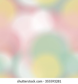 Seamless pattern with colorful blurred circles.  Background tile for winter holidays. Abstract texture template.