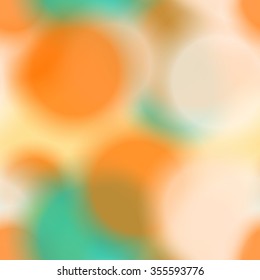 Seamless pattern with colorful blurred circles.  Background tile for winter holidays. Abstract texture template.