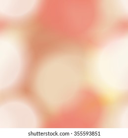 Seamless pattern with colorful blurred circles.  Background tile for winter holidays. Abstract texture template.