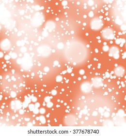 Seamless pattern with colorful blurred circles.  Background tile for winter holidays. Abstract texture template.