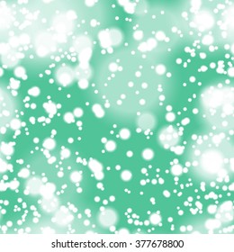 Seamless pattern with colorful blurred circles.  Background tile for winter holidays. Abstract texture template.