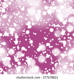 Seamless pattern with colorful blurred circles.  Background tile for winter holidays. Abstract texture template.