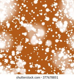 Seamless pattern with colorful blurred circles.  Background tile for winter holidays. Abstract texture template.