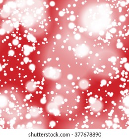 Seamless pattern with colorful blurred circles.  Background tile for winter holidays. Abstract texture template.