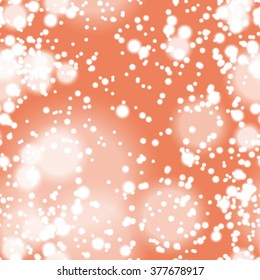 Seamless pattern with colorful blurred circles.  Background tile for winter holidays. Abstract texture template.