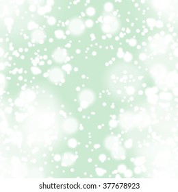 Seamless pattern with colorful blurred circles.  Background tile for winter holidays. Abstract texture template.