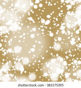 Seamless pattern with colorful blurred circles.  Background tile for winter holidays. Abstract texture template.