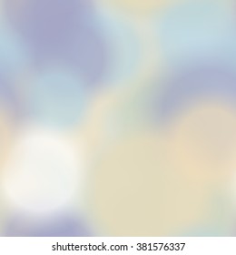Seamless pattern with colorful blurred circles.  Background tile for winter holidays. Abstract texture template.
