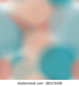 Seamless pattern with colorful blurred circles.  Background tile for winter holidays. Abstract texture template.