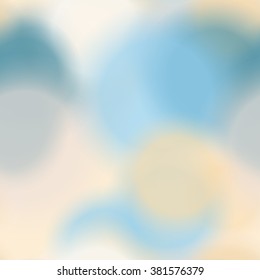 Seamless pattern with colorful blurred circles.  Background tile for winter holidays. Abstract texture template.