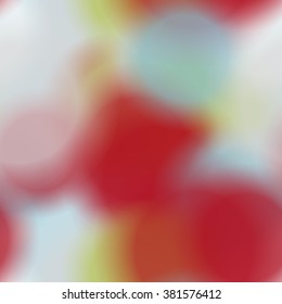 Seamless pattern with colorful blurred circles.  Background tile for winter holidays. Abstract texture template.