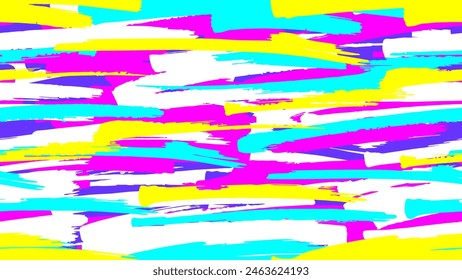 Patrón sin fisuras con trazo de pincel colorido. Abstractas patrón de pincel, ornamento para papel de embalaje, Fondos de pantalla
