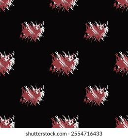 Seamless pattern of colorful brushes. Color background illustration.