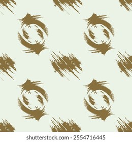 Seamless pattern of colorful brushes. Color background illustration.